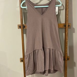 Brown Tank  Dress
